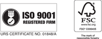ISO9001, FSC Logos